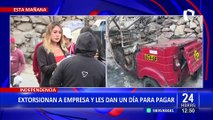 Independencia: Extorsionadores queman mototaxi exigiendo pago inmediato