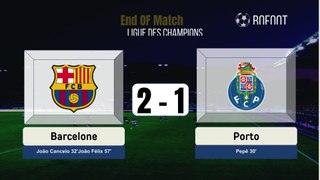 Barcelone - Porto highlights, goals and stats   Ligue des champions