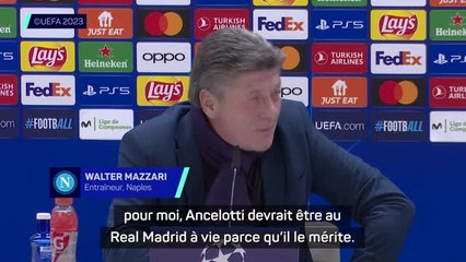 Naples - Mazzarri : "Ancelotti devrait être au Real Madrid à vie parce qu’il le mérite”
