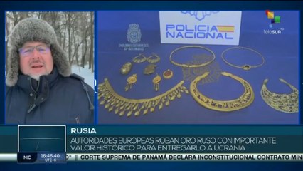 Autoridades europeas roban oro ruso
