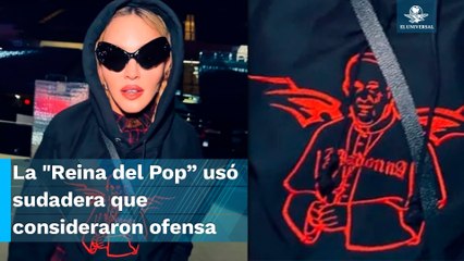 Madonna usa prenda con imagen del Papa Francisco y genera polémica