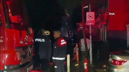 İzmir'de doğal gaz borusu patladı, yangın çıktı