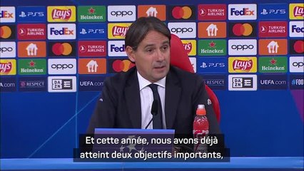 Inter Milan - Inzaghi veut faire au moins aussi bien que l'année dernière
