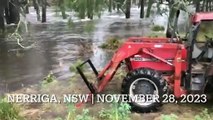 Endrick River at Nerriga overflows