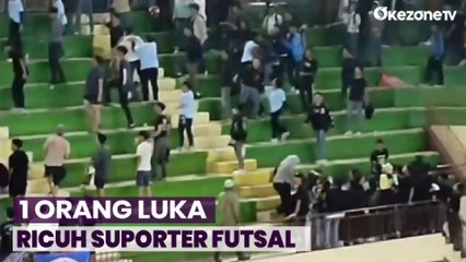 Ricuh Suporter saat Pertandingan Futsal di GOR Ciracas, 1 Orang Luka