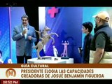 Presidente Nicolás Maduro reconoce las capacidades y habilidades de Josué Benjamín Figueroa