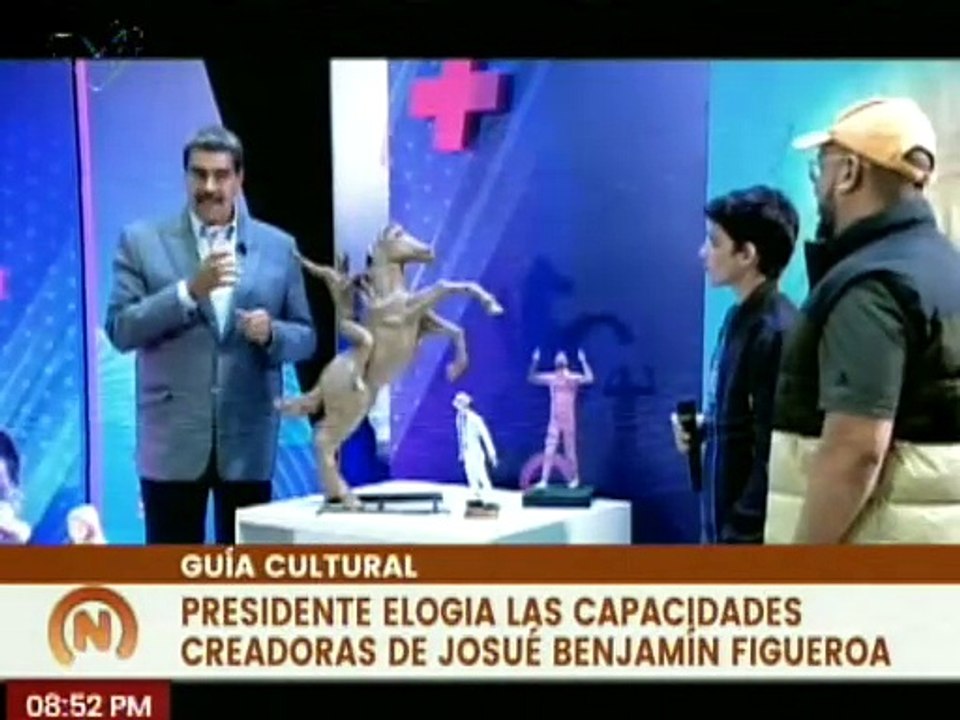 Presidente Nicolás Maduro reconoce las capacidades y habilidades de Josué Benjamín Figueroa