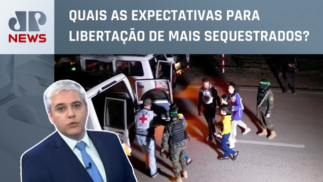 Israel e Hamas têm nova troca de reféns e prisioneiros; Favalli analisa