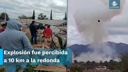 Explosión de polvorín en Santiago de Anaya, Hidalgo, deja cinco muertos