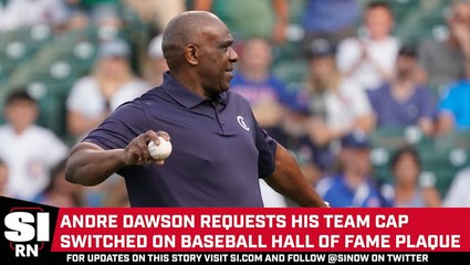MLB’s Andre Dawson Requests Team Cap Switched On Hall of Fame Plaque