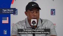 Tiger says golf has a 'murky' year ahead with tours changing