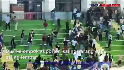 Suporter Pertandingan Futsal Ricuh di GOR Ciracas, 1 Orang  Luka