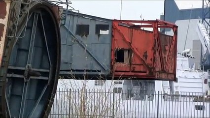 Oude Scheldekraan ligt er troosteloos bij