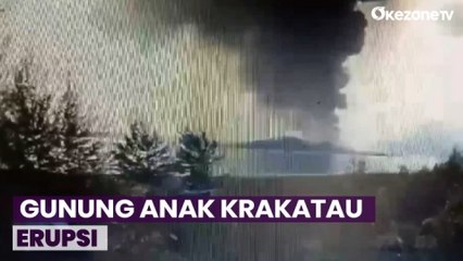 Gunung Anak Krakatau Erupsi, 2 Hari Letusan Sebanyak 85 Kali