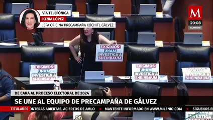 Kenia López se une a la precampaña de Xóchitl Gálvez
