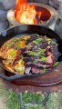 Steak and Chili Oil Eggs Recipe _ Over The Fire Cooking by Derek Wolf