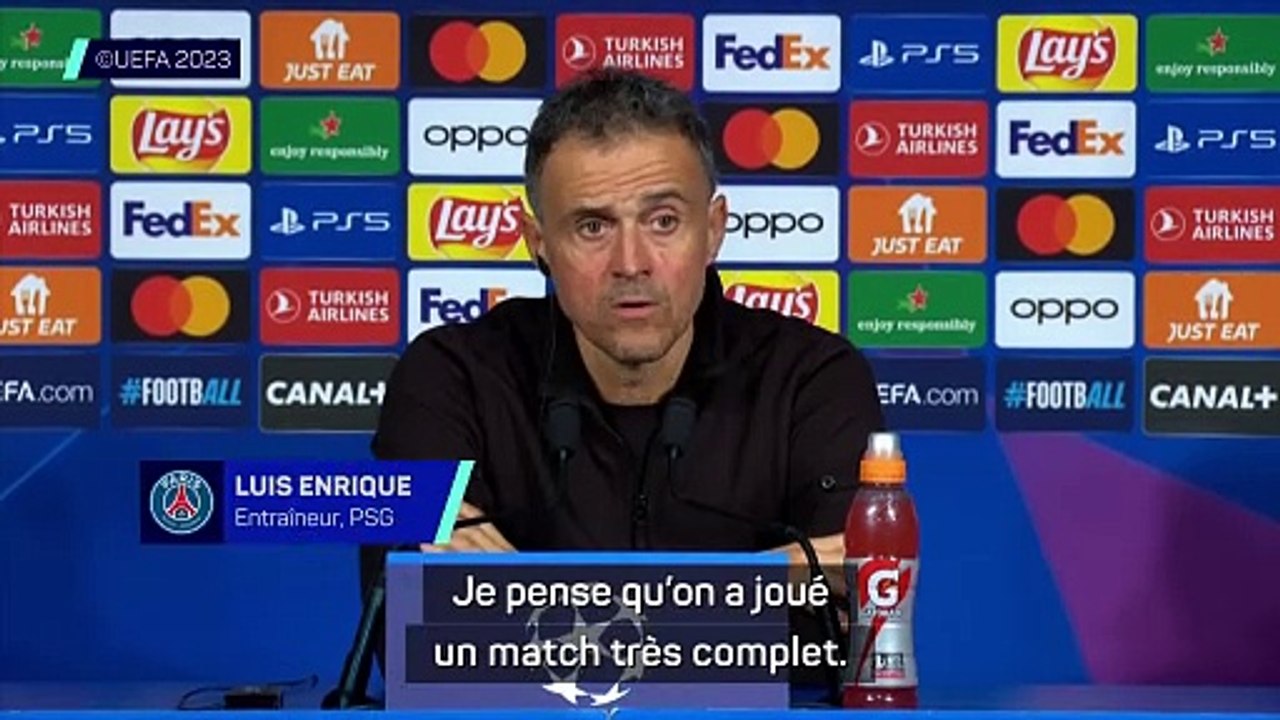 Luis Enrique : “On aurait mérité de gagner, on a été meilleur que Newcastle”