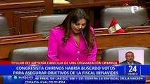 Sigrid Bazán presenta denuncia constitucional contra Patricia Chirinos por caso de fiscal Benavides