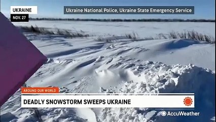 Giant waves damage highway in northern Turkey
