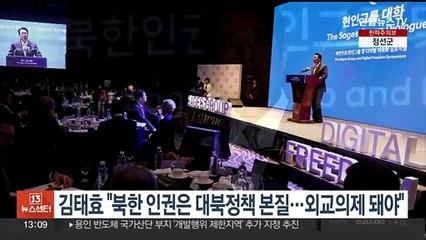 김태효 "북한인권은 대북정책 본질…외교 핵심의제 돼야"