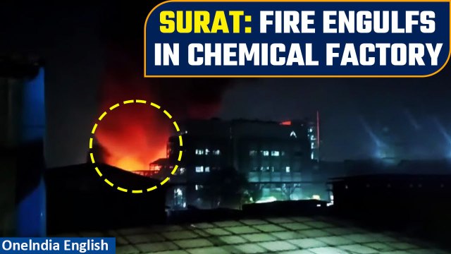Breaking News: Massive Chemical Factory Fire in Surat, Gujarat | Oneindia News