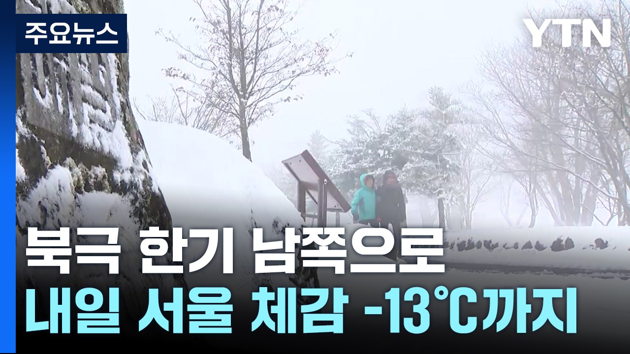 [날씨] 추위 속 밤까지 서쪽 약한 눈...내일 추위 절정, 서울 -8℃ / YTN