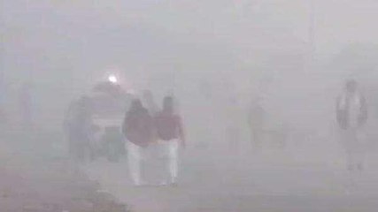 मंदसौर: चारों तरफ छाया घना कोहरा, लोगों ने कहा शिमला और मनाली जैसा दृश्य