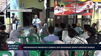 Kemenangan Prabowo-Gibran, RIM Semarang Serap Aspirasi Warga