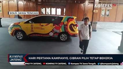 Hari Pertama Kampanye, Gibran Pilih Tetap Bekerja
