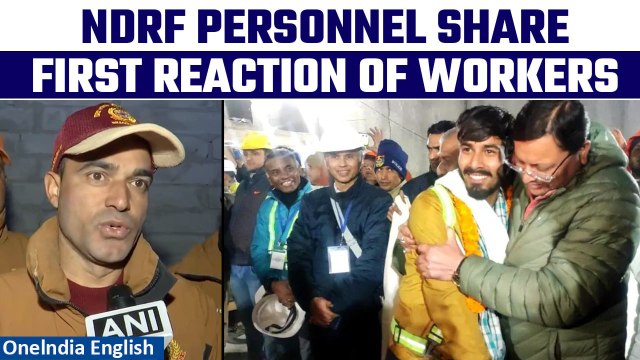 Uttarkashi Tunnel: NDRF Personnel Shares How Trapped Workers Reacted After They Reached Inside |