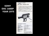 Sony DXC 1600P Trinicon colour camera.