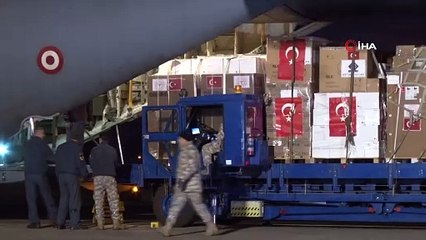 Gazze'ye sağlık yardımı taşıyan uçak Mısır El Eriş'e inmek üzere Kayseri'den havalandı