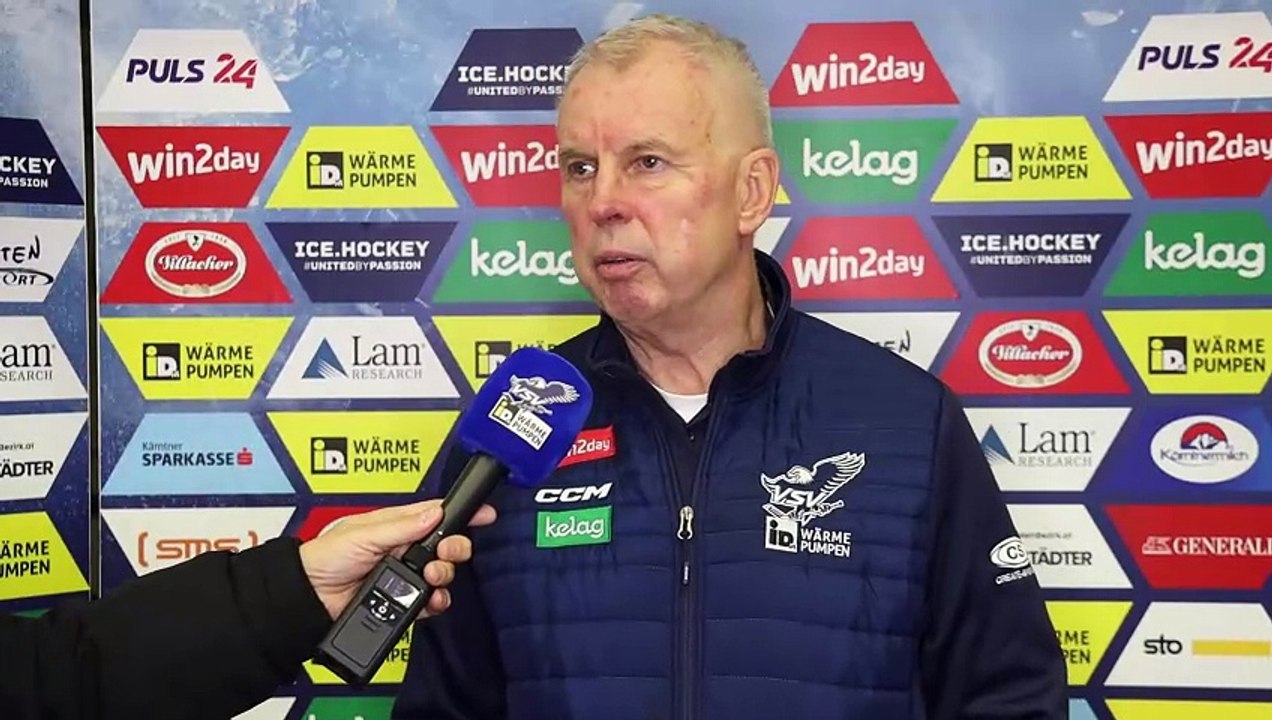 Rob Daum (VSV) nach der Niederlage gegen Laibach