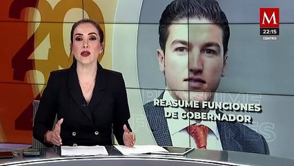 Samuel García vuelve a gobernar en Nuevo León después de su ausencia