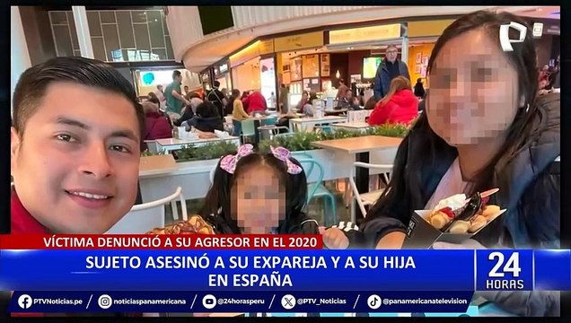 España: peruano denunciado por agresión asesina a su expareja y a su hija en Madrid