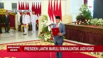 BREAKING NEWS! Presiden Jokowi Resmi Lantik Maruli Simanjuntak Jadi KSAD