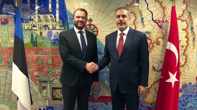 Dışişleri Bakanı Hakan Fidan, Estonya ve Arnavutluk Dışişleri Bakanları ile Görüştü