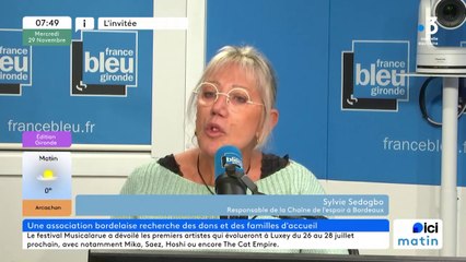 Sylvie Sedogbo, responsable de l'antenne de Bordeaux de la Chaîne de l'espoir