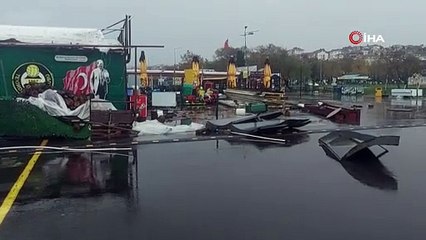 Hasarın boyutu gün ağarınca ortaya çıktı