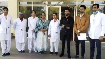 विदिशा: नर्सिंग स्टाफ ने खोला पुलिस के खिलाफ मोर्चा,जाने नाराजगी की वजह