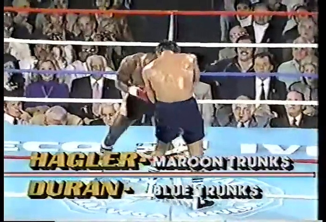 Marvin Hagler Vs Roberto Duran - boxing - undisputed middleweight world title