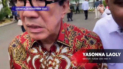 Jawaban Yasonna Ditanya Eddy Hiariej Masih Wamenkumham Meski Tersangka Korupsi