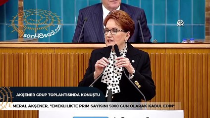 Akşener, partisinin TBMM Grup Toplantısı'nda konuştu