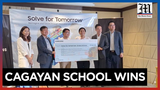 Cagayan Valley school bags top prize in Samsung Solve for Tomorrow competition