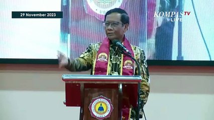 [FULL] Pidato Kebangsaan Mahfud MD di Universitas Budhi Dharma