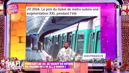 Pendant les JO, le ticket de métro va passer de 2,10€ à 4€ !