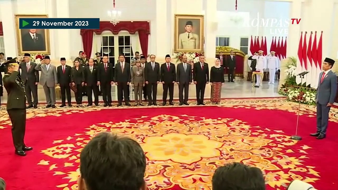 Momen Luhut Hadir di Pelantikan Maruli Simanjuntak Sebagai KSAD