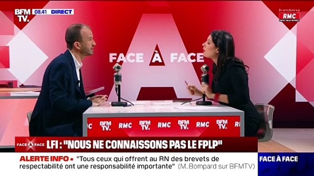 Echange très tendu entre Apolline de Malherbe et Manuel Bompard sur BFMTV