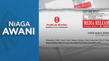Public Bank catat 6.9 peratus untung