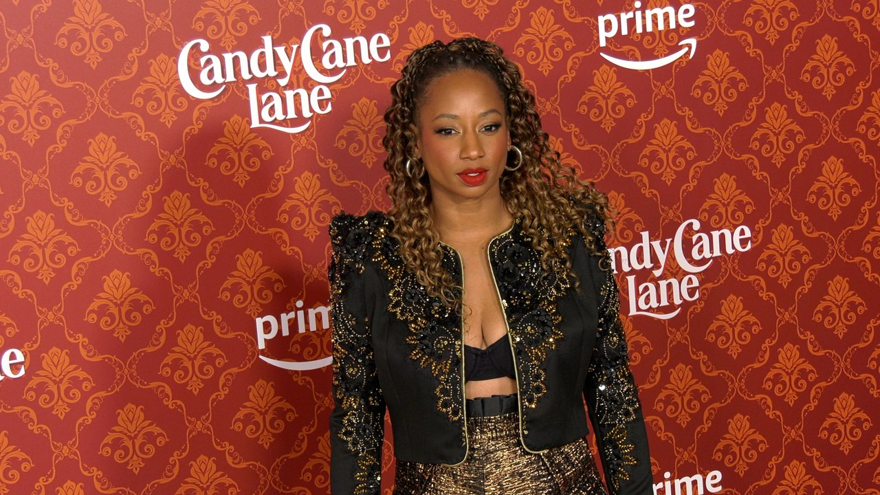 Monique Coleman "Candy Cane Lane" World Premiere Red Carpet Arrivals